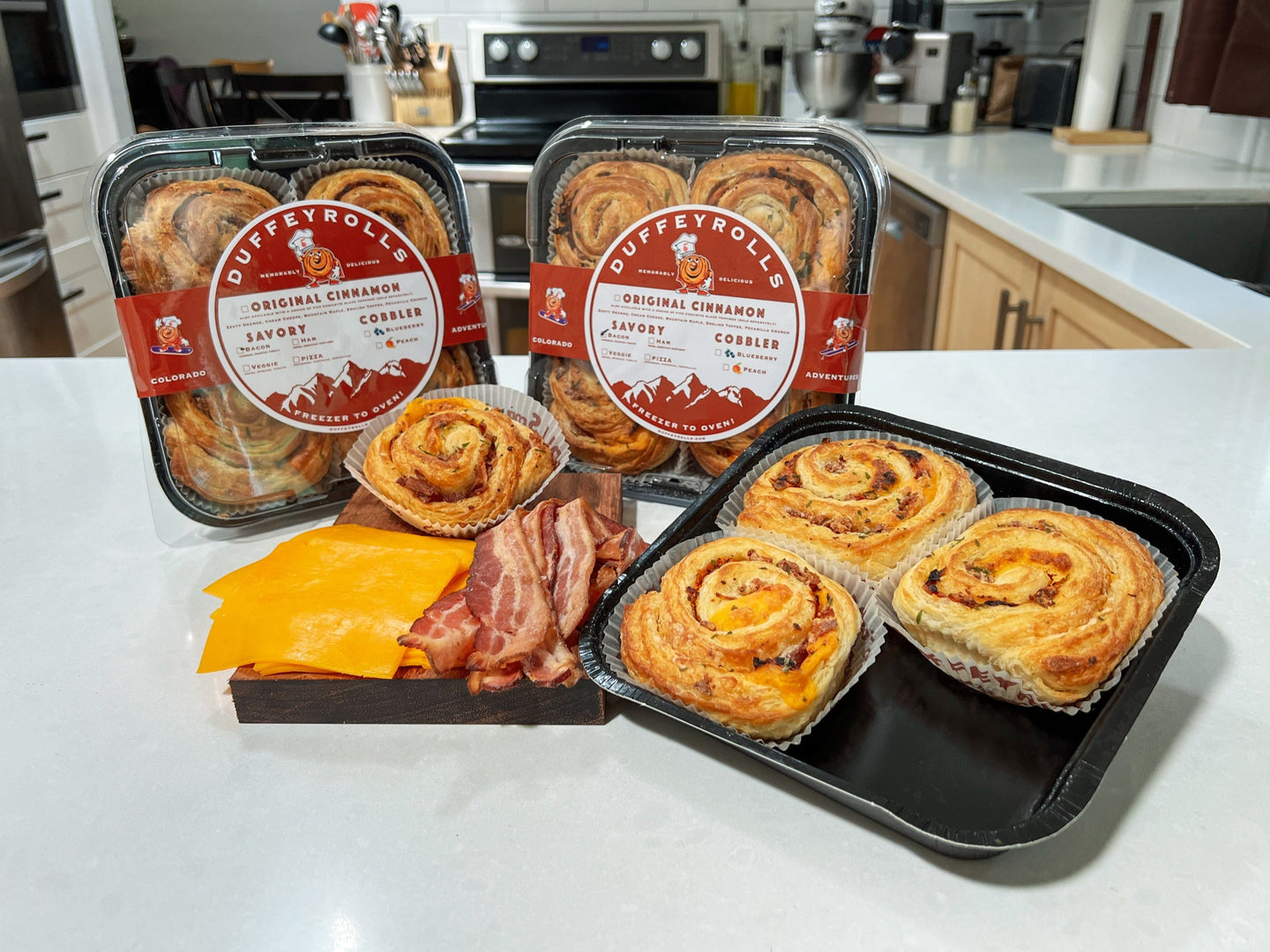 One Dozen Bacon Savory Rolls